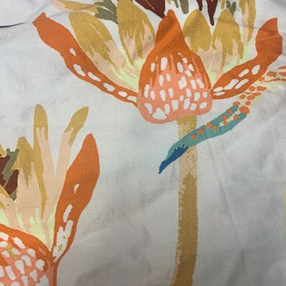 Anthropologie Sarah Gordon organic sateen eurosham x1 new w out of package